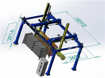 棒料下线码垛桁架械手 棒料下线码垛桁架械手