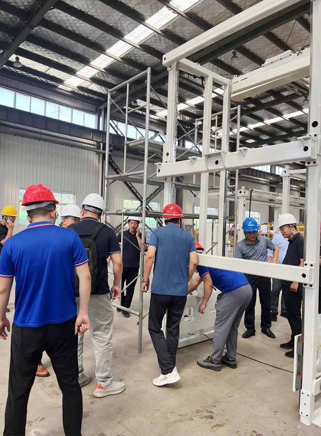 大行程上下料桁架机械手预验收